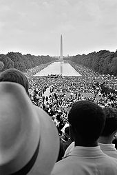 The 1963 March on Washington was highlighted by King's "I Have a Dream" speech. (Wikimedia Commons)