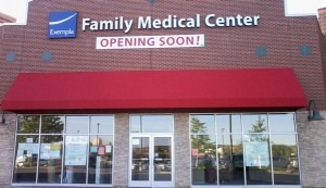 The front signage of a new Family Medical Center in Broomfield, Colo. (Marrton Dormish)