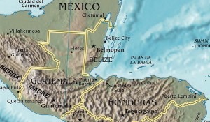 A topographic map of Northern Central America, including Guatemala. (CIA/Public Domain, Wikimedia Commons)