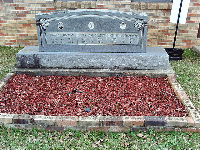 Memorial in Philadelphia, Miss., for three slain civil rights workers.