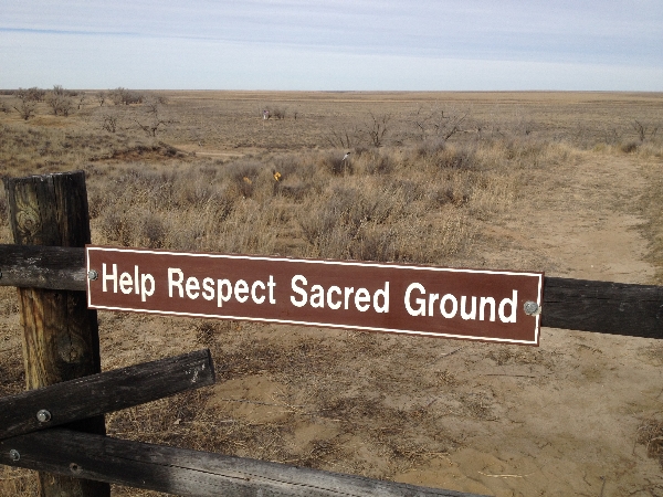 Monument Hill, Sand Creek Massacre National Historic Site. (Marrton Dormish)